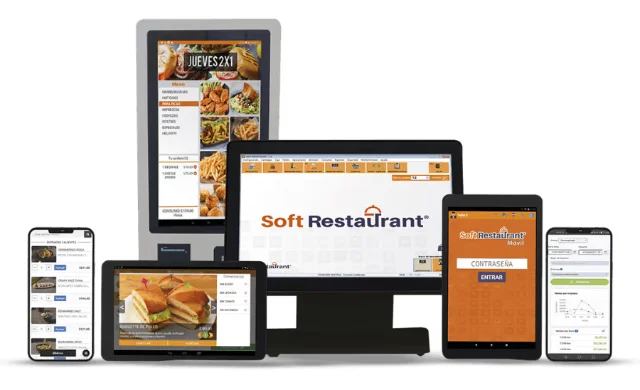 Soft Restaurant en terminal, tableta, celular y kiosko